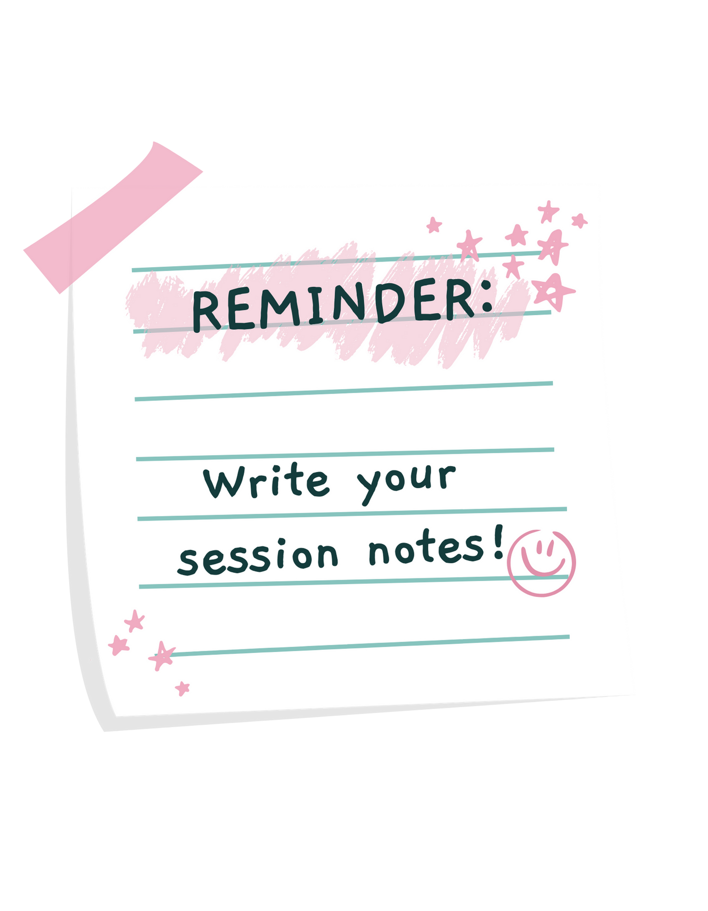 Session notes Sticker