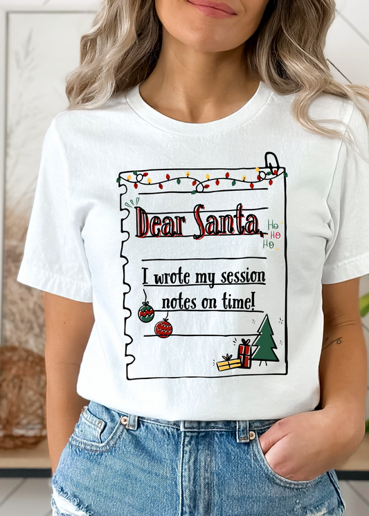 Santa's Session Notes